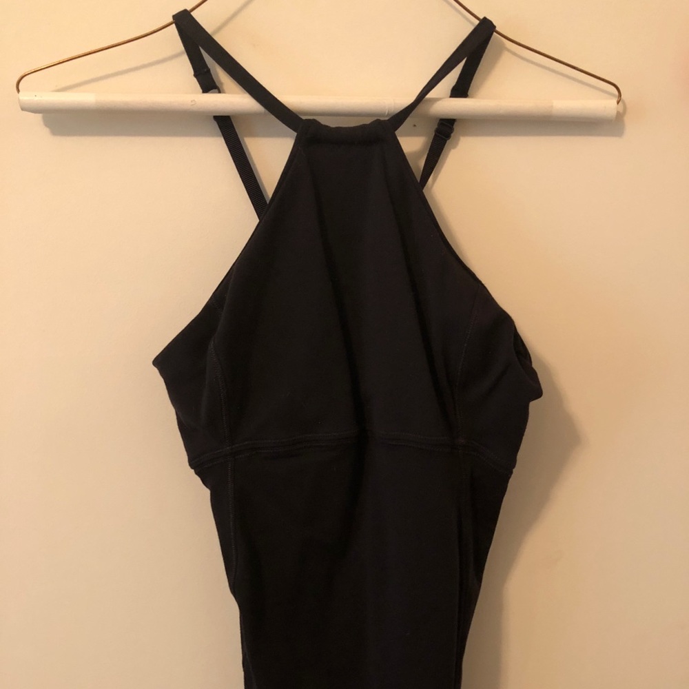 Lululemon black halter tank